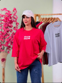 تیشرت بیسیک باکسی نخ 28 miu