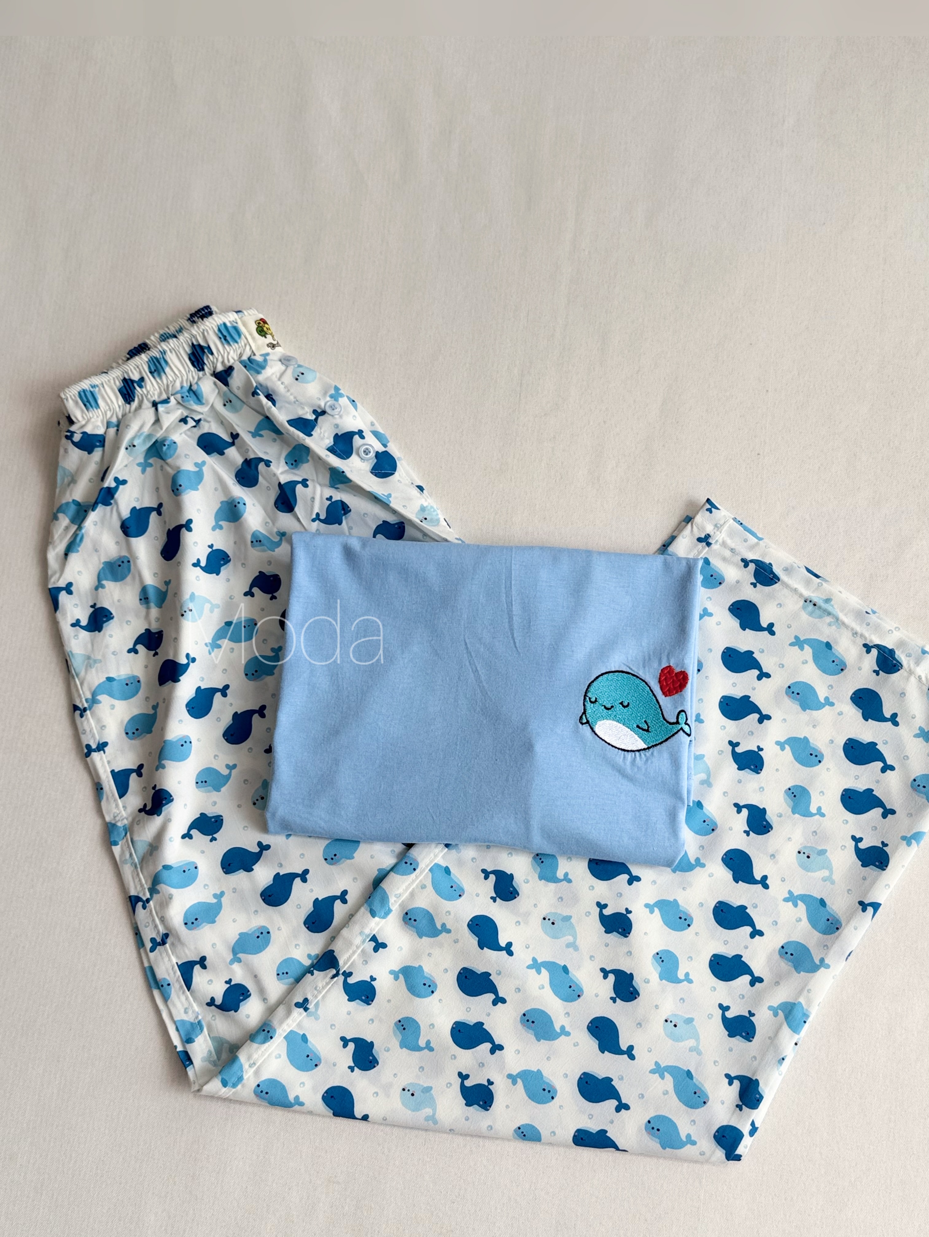 ست تیشرت  لانگ و شلوار بگ عروسکی